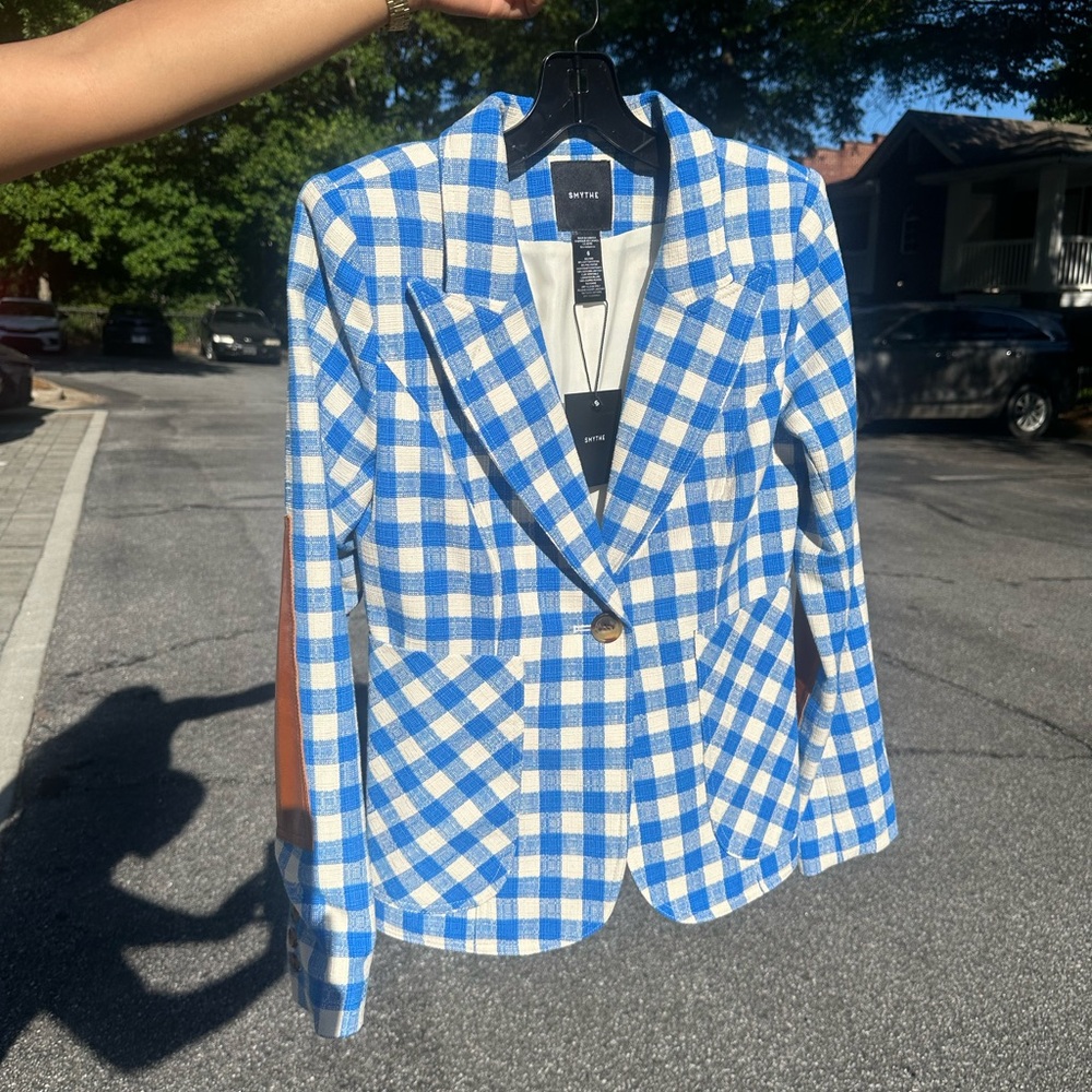 Smythe Duchess Marine Check Blazer